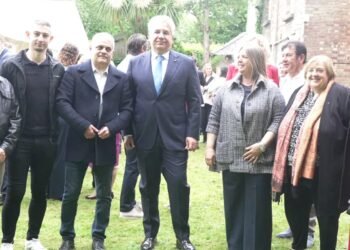Il Club Italiano Irlanda alla Residenza dell’Ambasciatore Nicola Faganello, nella raffinata Temple Road, in occasione del ricevimento ufficiale per la Festa della Repubblica Italiana.