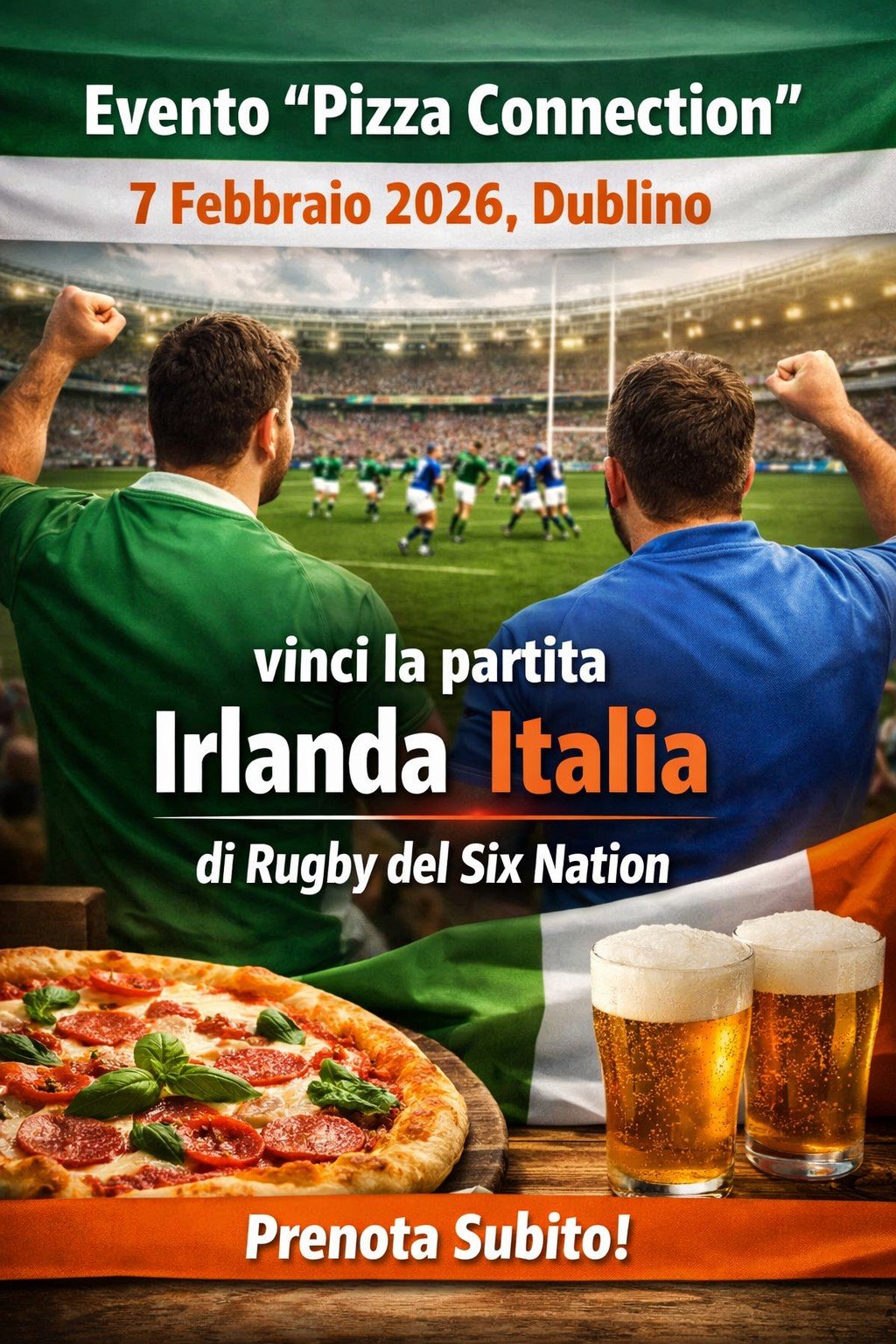 Evento Pizza Connection Irlandiani