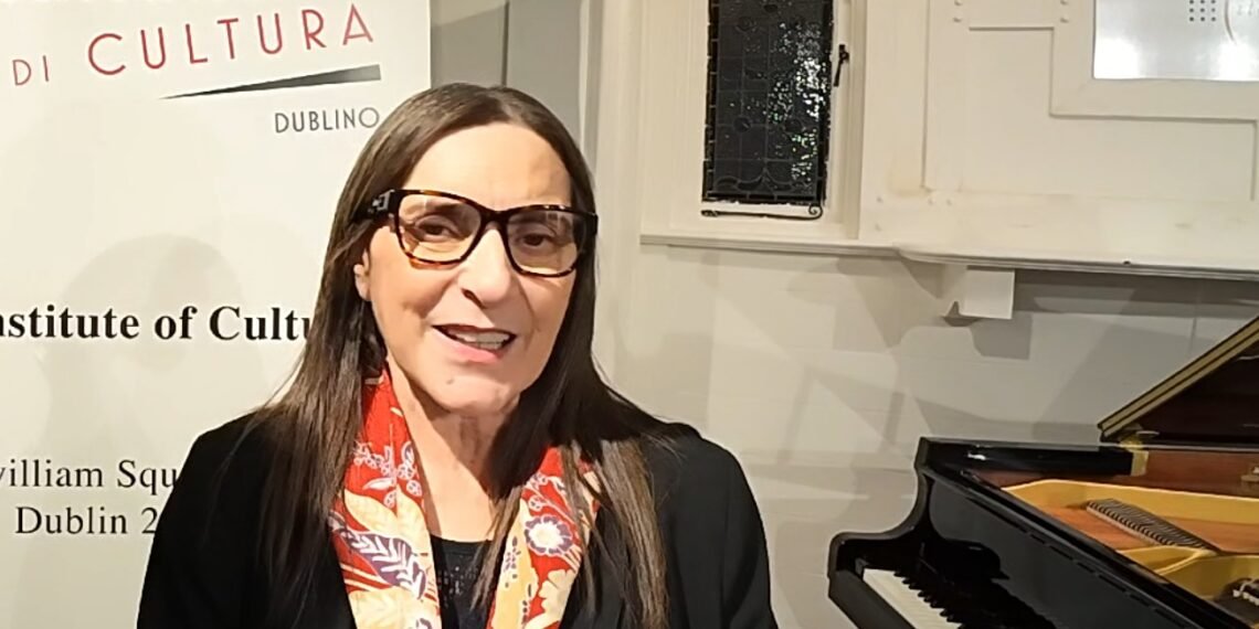 Michela Linda Magrì, Direttrice dell’Istituto Italiano di Cultura di Dublino, tra le figure di riferimento del progetto Mirandolina in Irlanda.