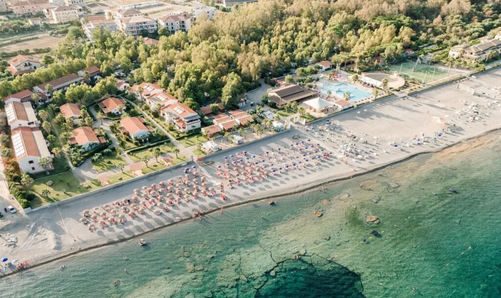 Veduta aerea di Punta Alice Village