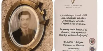 Antonio Magliocco (1937–1974), vittima dell’attentato di Talbot Street a Dublino del 17 maggio 1974. Sulla tomba, nel cimitero di Casalattico, è visibile la targa con il messaggio del Presidente della Repubblica d’Irlanda, Michael D. Higgins, riprodotta su supporto plastico e collocata da Francesco Morelli, presidente dell’Associazione Nazionale Carabinieri in Irlanda, in segno di memoria e rispetto per l’emigrato italiano caduto nella tragedia di Dublino.