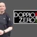Angelo Simeone con il marchio del suo ristorante Doppio Zero a Dublino.