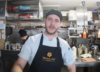 Michele Libardi, Head Chef del ristorante Wallace Asti di Dublino