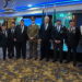 L’Ambasciatore d’Italia in Irlanda insieme ai rappresentanti dell’Associazione Nazionale Carabinieri, Sezione Irlanda, e della FIDCA, Federazione Italiana dei Combattenti Alleati, Sezione Éire, durante le celebrazioni per l’80° anniversario della Repubblica Italiana presso il St. Helen’s Hotel di Dublino.