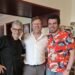 Da sinistra: Davide Mazzarella, Ivano Addabbo e Alberto Frongia si riabbracciano a Cashel dopo anni. Un incontro che celebra l'amicizia, il percorso condiviso nel ristorante iMonelli di Dublino e il successo dell'imprenditoria italiana in Irlanda.