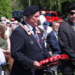 Francesco Morelli, presidente dell'Associazione Nazionale Carabinieri Irlanda e della Federazione Italiana dei Combattenti Alleati – Sezione Éire, durante la solenne deposizione della corona d'alloro in occasione della cerimonia commemorativa di Islandbridge dello scorso anno, presso gli Irish National War Memorial Gardens di Dublino.
