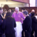 La sala della Thomas Prior Hall di Dublino durante la Settimana della Cucina Italiana nel Mondo, mentre gli ospiti degustano le prelibatezze proposte nel corso dell’evento, tra eccellenze gastronomiche italiane, tradizione e convivialità.