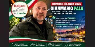 COMITES IRLANDA 2026, PARLA IL CANDIDATO DELLA LISTA «ITALIANI IN IRLANDA» GIANMARIO PALA